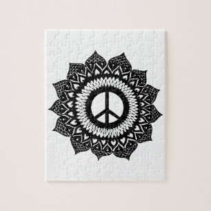 Puzzle Find your peace   Mandala Design