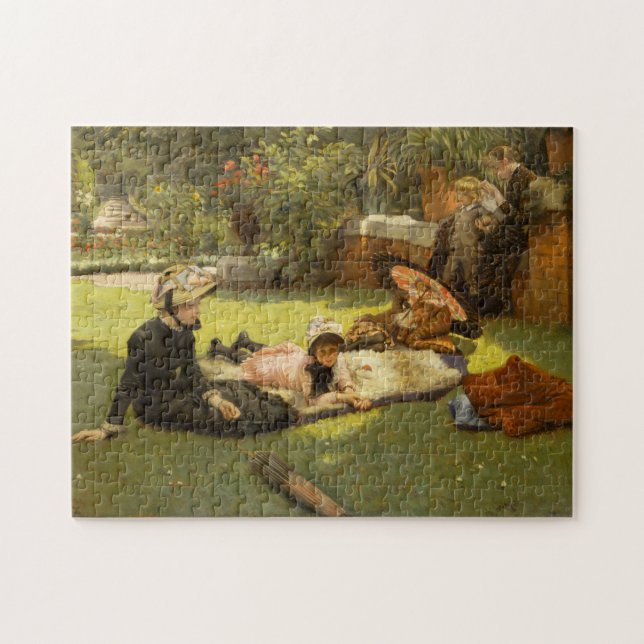 Puzzle Fine Art In Full Sunlight - James Tissot painting (Horizontal)