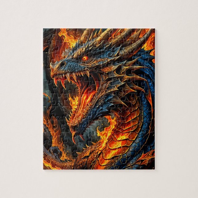 Puzzle Fire Dragon (Vertical)