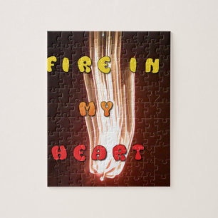 Puzzle Fire in my heart briliant fireworks Hakuna Matata.