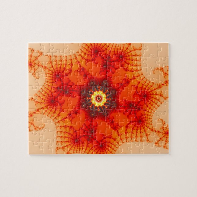 Puzzle Fire Web - Fractal Art (Horizontal)