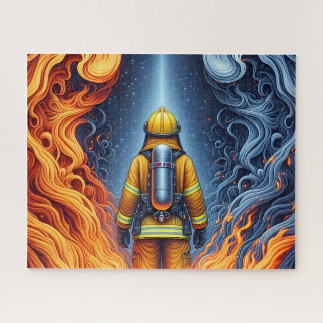 Puzzle Firefighter Fire Water (Horizontal)