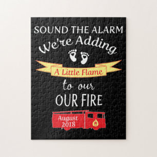 Puzzle Firefighter Pregnancy Announcement August 2