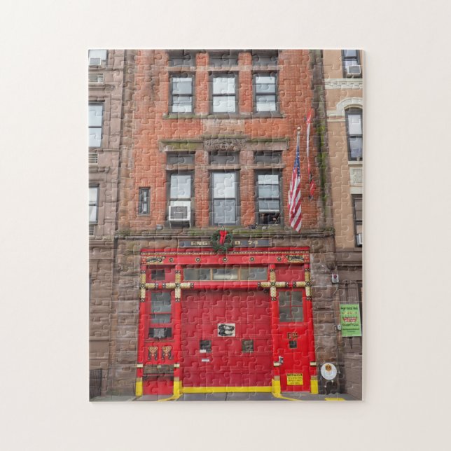 Puzzle Firehouse Upper West Side New York City NYC (Vertical)