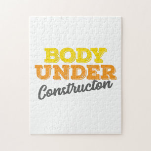 Puzzle Fitness Gym Cadeau Cadeau en construction Cadeau