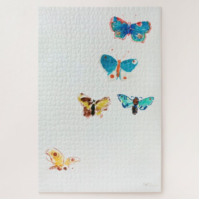 Puzzle Five Butterflies (Vertical)