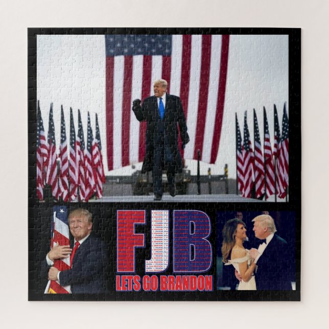 Puzzle FJB - Lets Go Brandon - Président Trump (Vertical)