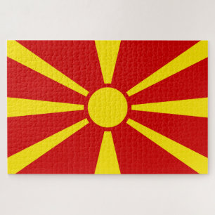Puzzle Flag de Macedonia