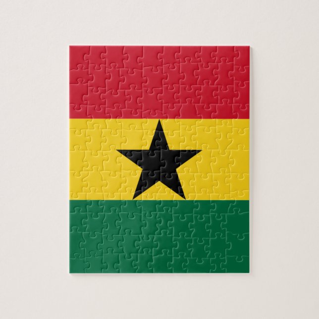 Puzzle Flag of Ghana (Vertical)