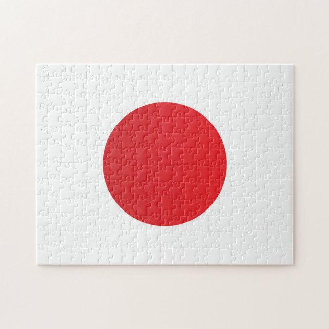 Puzzle Flag of Japan (Horizontal)