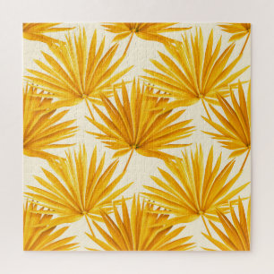 Puzzle Flair hawaïen : Palmiers colorés Feuilles
