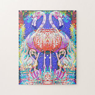 Puzzle Flamant rose Duet