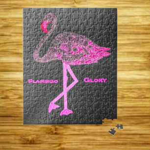 Puzzle Flamant rose gloire