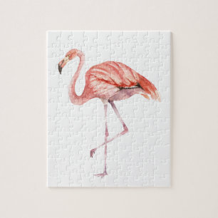 Puzzle Flamant rose rose