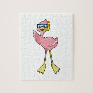 Puzzle Flamingo