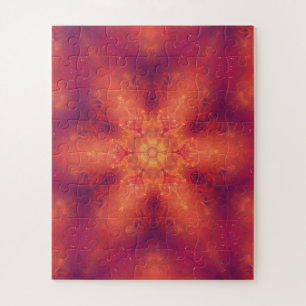 Puzzle Flamme flamboyante Phoenix brûler flocon de neige