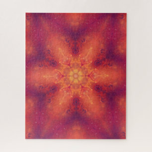 Puzzle Flamme flamboyante Phoenix brûler flocon de neige