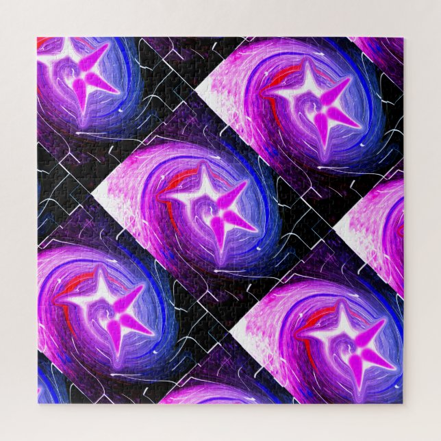 Puzzle Flammes d'art spirituel de Noël (Vertical)