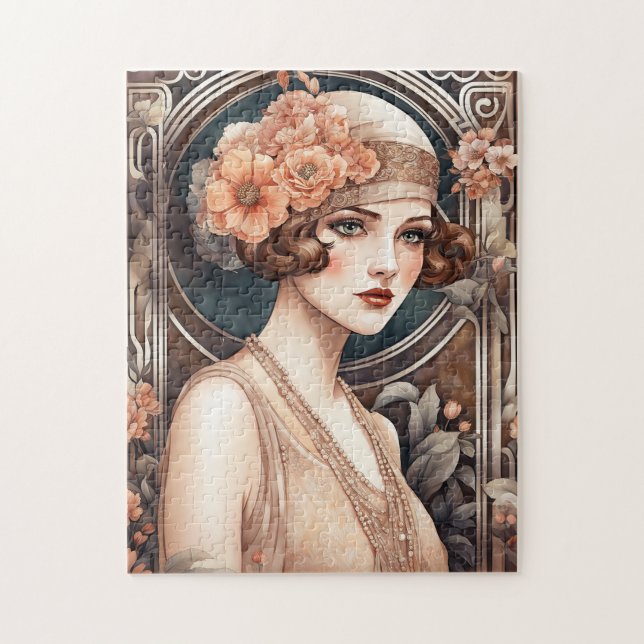 Puzzle Flapper des années 20 (Vertical)