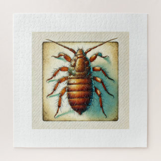 Puzzle Flea Siphonaptera 020924IREF241 - Watercolor