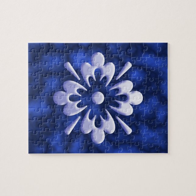 Puzzle Fleur Abstraite (Horizontal)