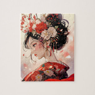 Puzzle Fleur Anime fille 03