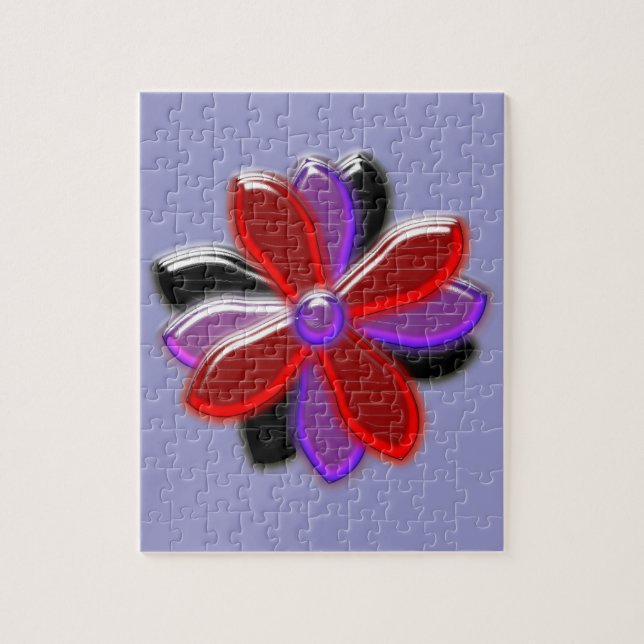 Puzzle Fleur brillant (Vertical)