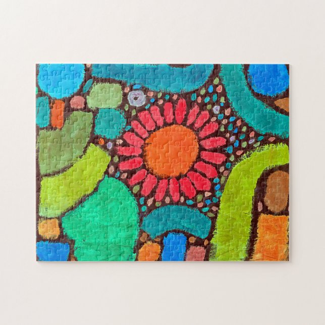 Puzzle Fleur dans la vallée, Klee (Horizontal)
