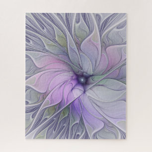 Puzzle Fleur d'art fractal abstrait de beauté époustoufla