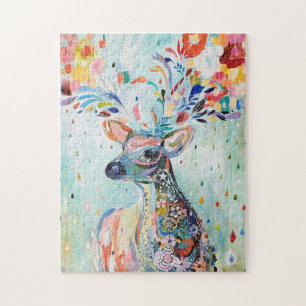 Puzzle Fleur de cerfs