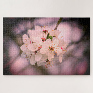 Puzzle Fleur de cerise Japon rose floral assez unique Jig