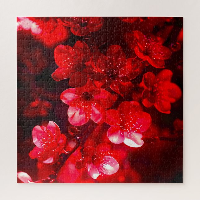 Puzzle Fleur de cerisier Twilight (Vertical)