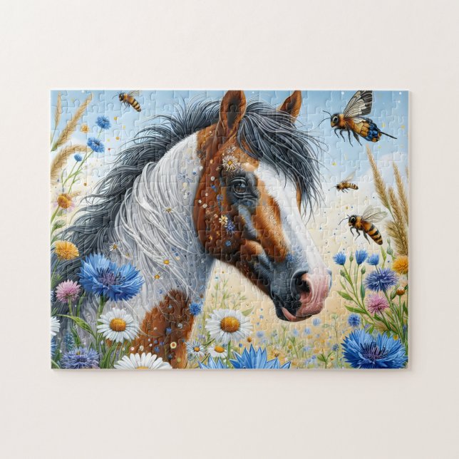 Puzzle Fleur de Cheval Blanc (Horizontal)
