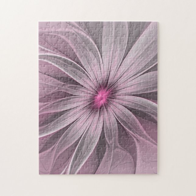 Puzzle Fleur de fantaisie abstraite fleur de prunier art  (Vertical)