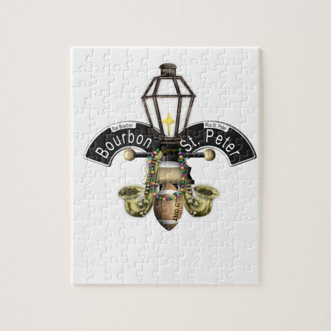 Puzzle Fleur De la Nouvelle-Orléans (Vertical)