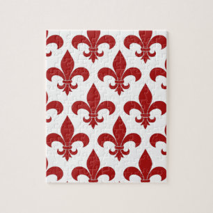 Puzzle Fleur de lis Motif