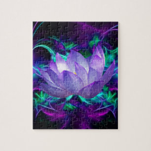 Puzzle Fleur de lotus pourpre et sa signification