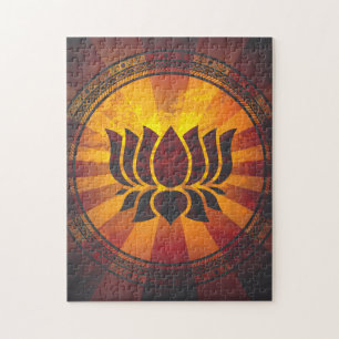 Puzzle Fleur de Lotus vintage