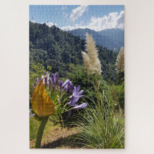 Puzzle Fleur de montagne au bord de la lumière