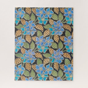 Puzzle Fleur de périwinkle élégant Vintage Floral Classic