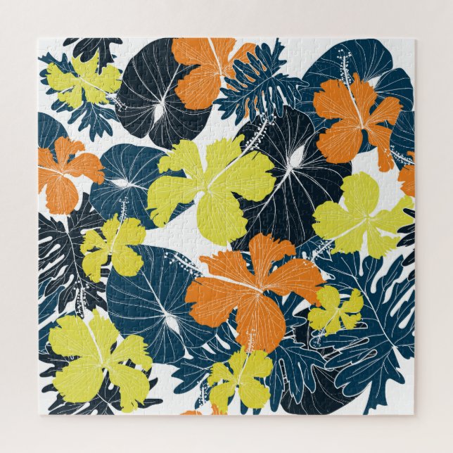 Puzzle Fleur de printemps : Vintage texture florale (Vertical)