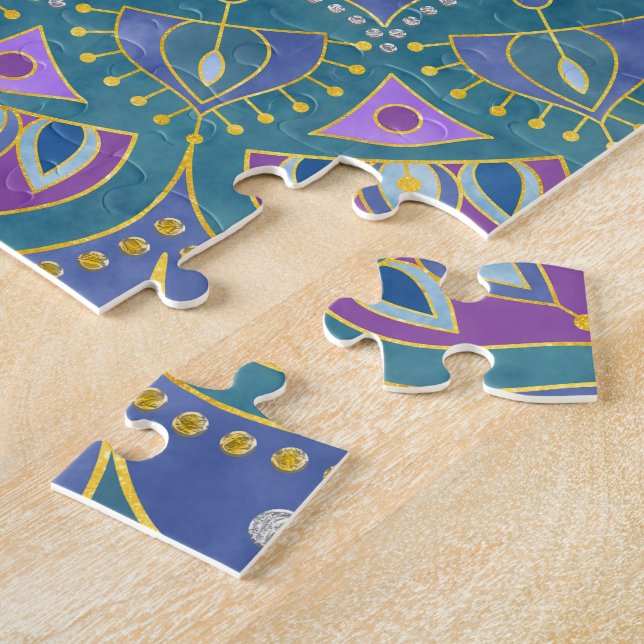 Puzzle Fleur De Vie - Mandala India Style 1 (Côté)