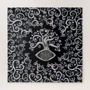 Puzzle Fleur de vie - Ornement de l'arbre oculaire