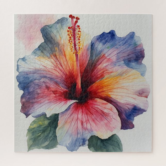 Puzzle Fleur d'Hibiscus (Vertical)