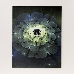 Puzzle Fleur fractale 3D Abstraite