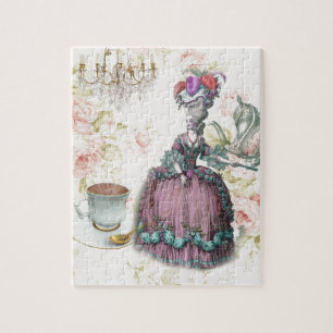 Puzzle Fleur française Paris Tea Party Marie Antoinette