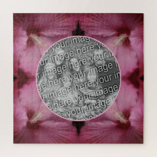 Puzzle Fleur Hibiscus rose Créez votre propre photo