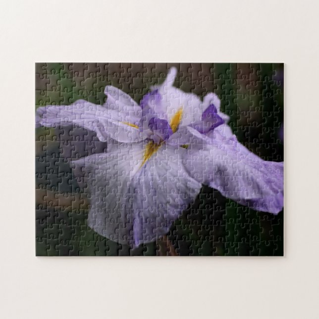 Puzzle Fleur japonaise intense Iris (Horizontal)