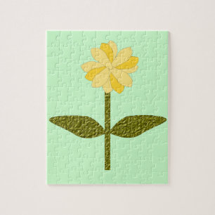 Puzzle Fleur Jaune