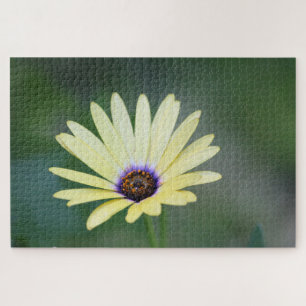 Puzzle Fleur Jaune Avec Vert